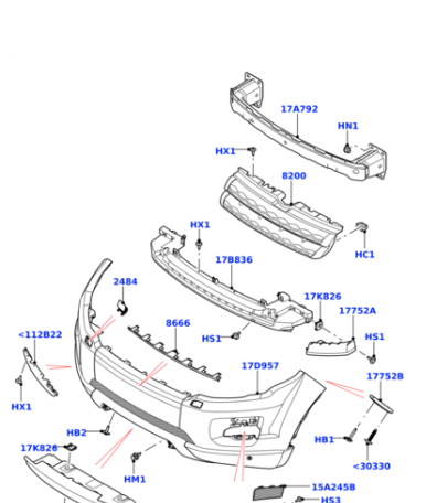 LR083229 LAND ROVER