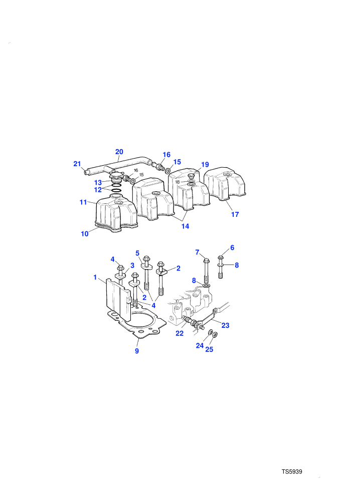 Rocker Covers (2.4L 4 Cyl VM Turbo Diesel)