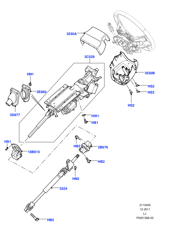 Steering Column ((V)FROMAA000001)