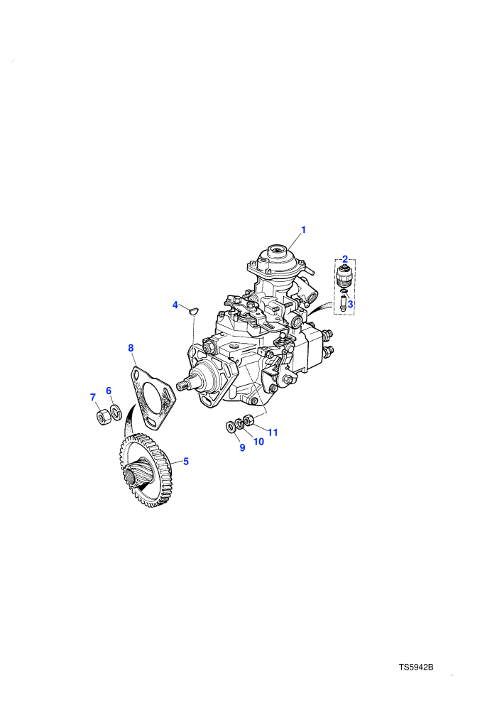 Injection Pump (2.4L 4 Cyl VM Turbo Diesel)