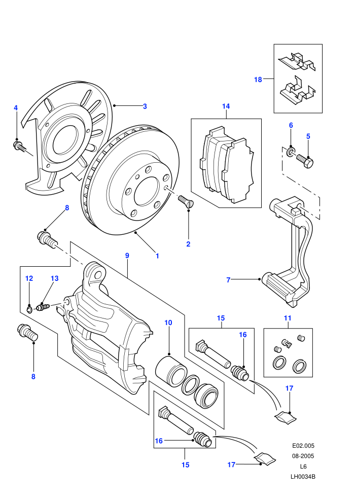 Front Brake Discs And Calipers ((V)FROM1A000001)
