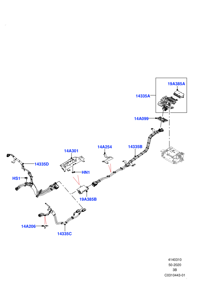 Hybrid Electrical Modules (Electric Engine Battery-MHEV)(MHEV Charging Cables and Fixings)((V)FROMMA000001)