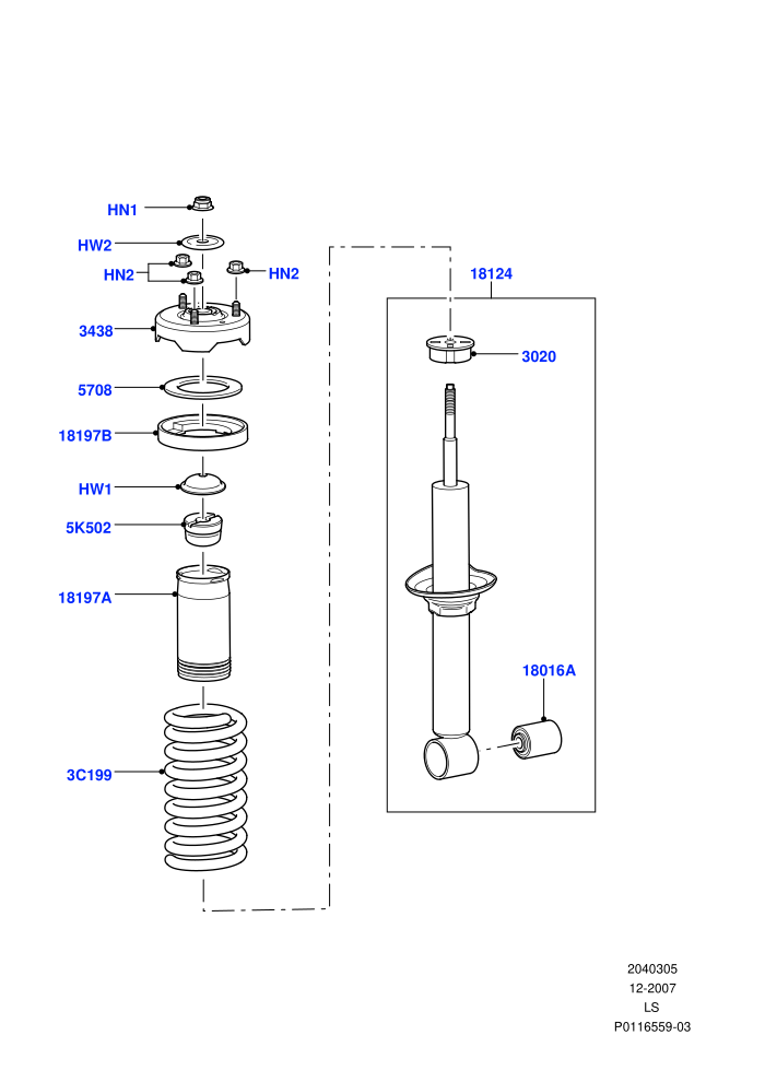 Front Suspension Struts And Springs (],With Standard Duty Coil Spring Susp)((V)TO9A999999)