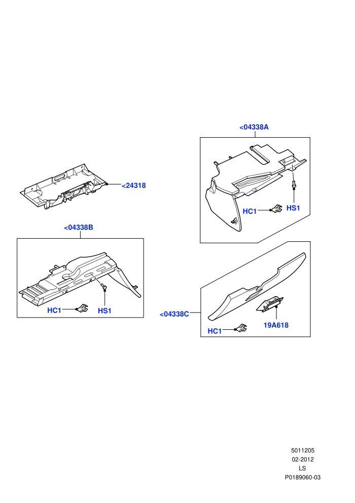 Instrument Panel (Lower)((V)TO9A999999)