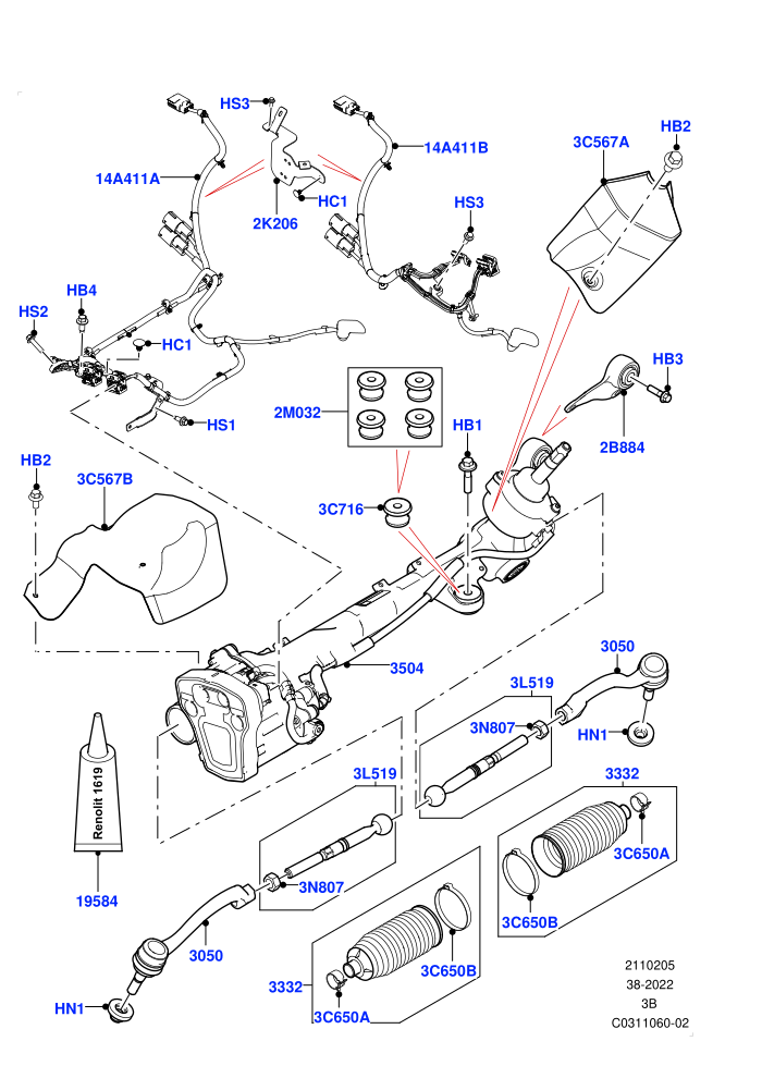 Steering Gear ((V)FROMMA000001)