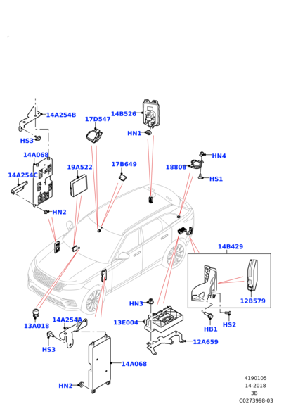 LR093829 LAND ROVER