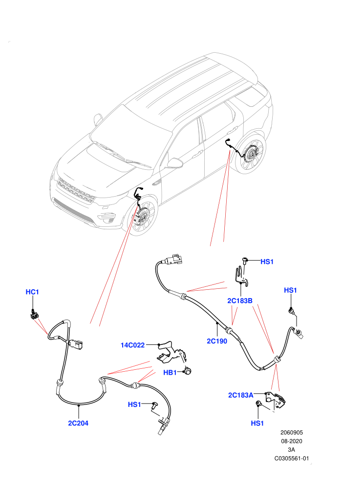 Anti-Lock Braking System (Changsu (China))(ABS/Speed Sensor)((V)FROMKG446857)