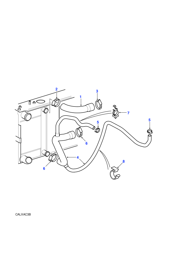 Radiator Hoses (With Diesel Engines)
