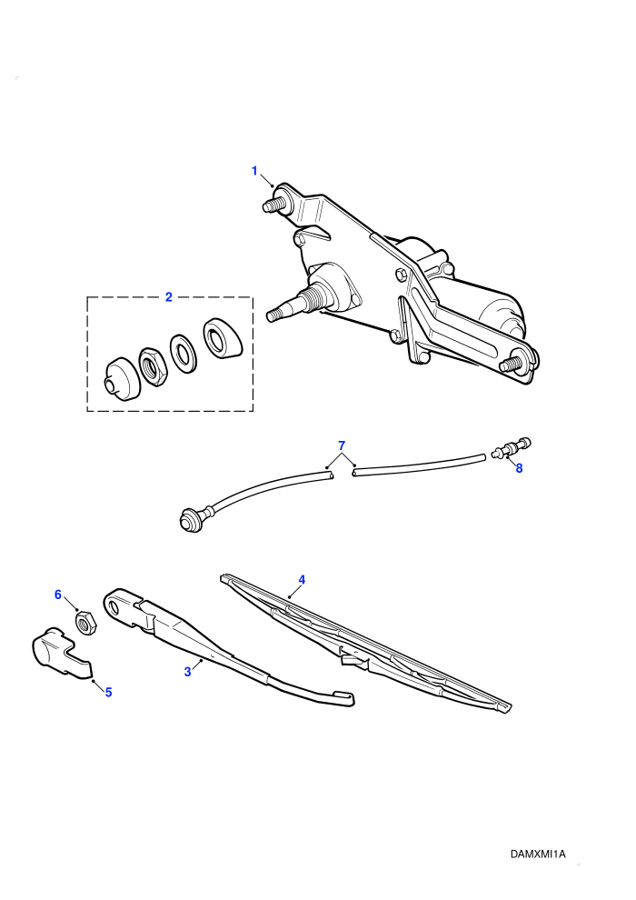 Rear Screen Wiper/Wash
