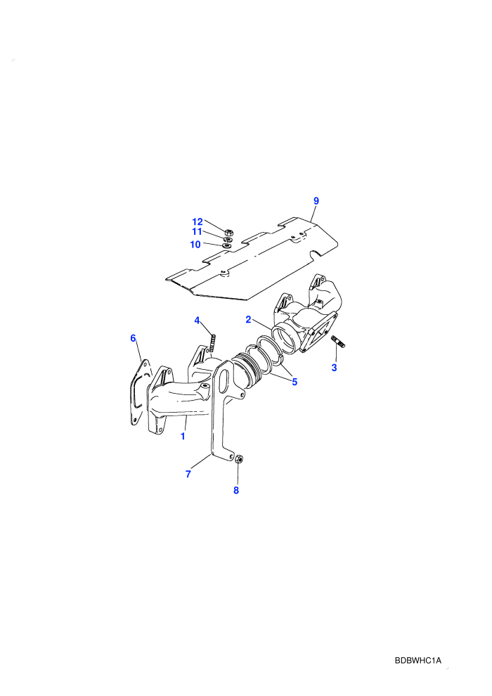 Manifold Exhaust (2.5L Turbo Diesel VM)