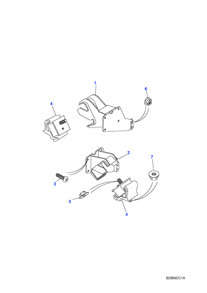 Engine Mountings (2.5L TDi)
