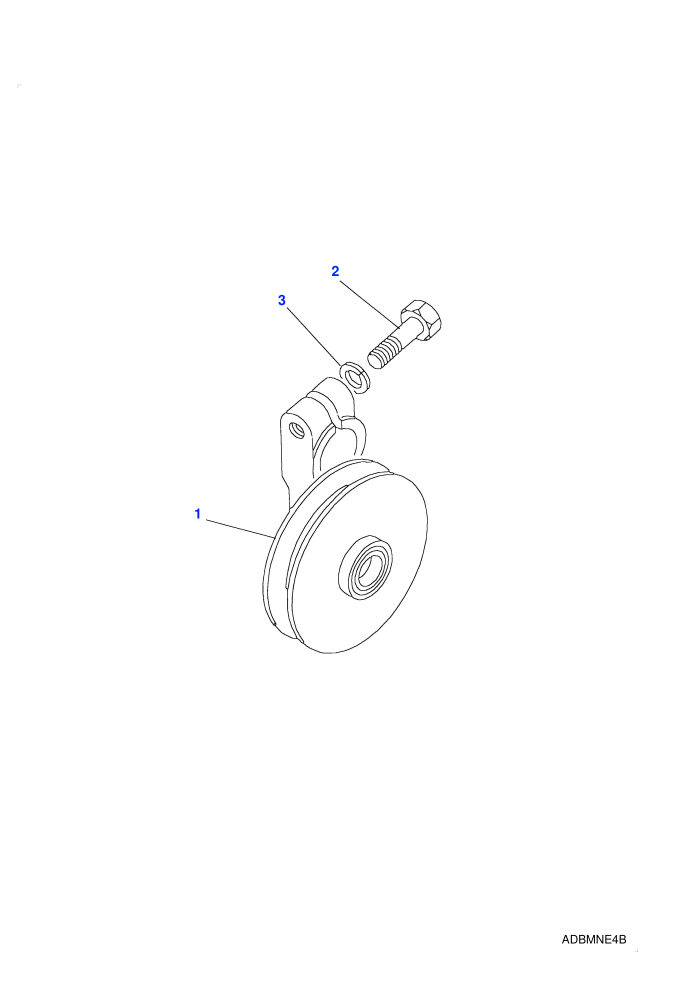 Air Conditioning Idler Pulley (2.5L I4 200 TDi L/R,5 Speed Manual Transmission,Less Catalyst,With Air Conditioning)