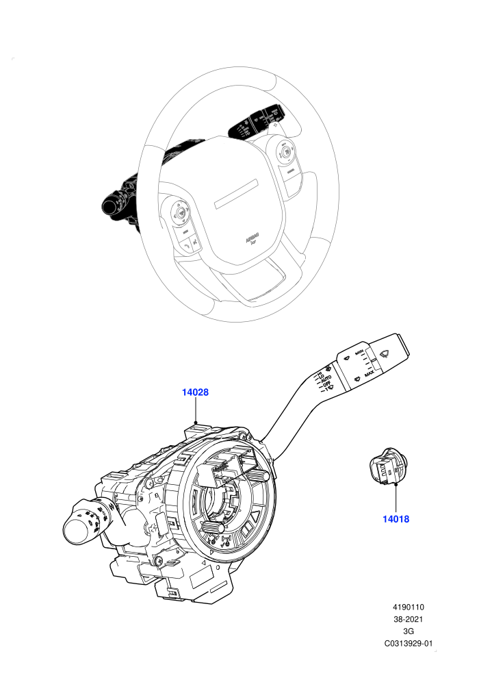 Switches (Itatiaia (Brazil))(Steering Column)