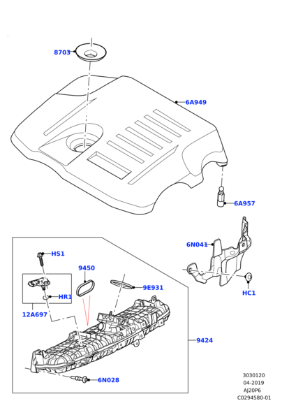 LR121740 LAND ROVER