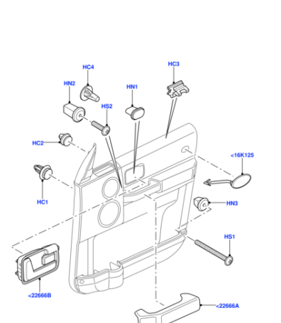 LR013135 AUTOGUR Пистон обшивки двери FR2/EVOQUE/RRN 2013-