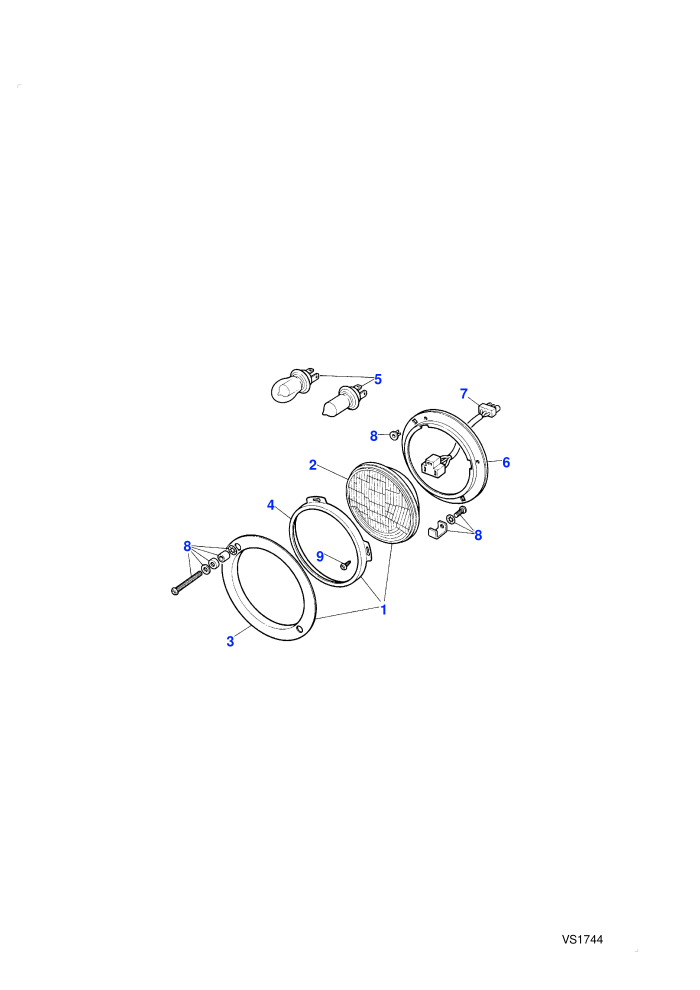 Headlamps (Less Headlamp Levelling)((V)TOCA274120)