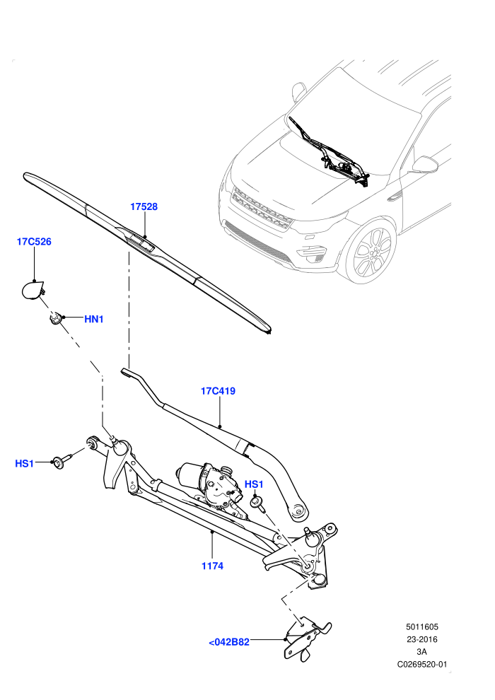 Windscreen Wiper (Itatiaia (Brazil))((V)FROMGT000001)