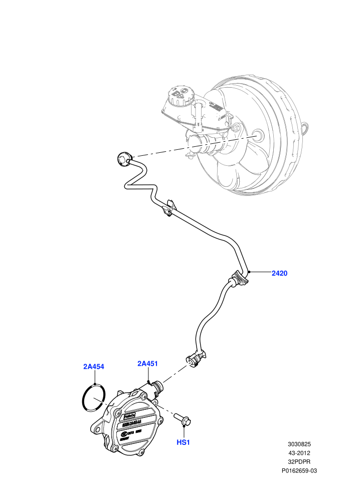 Vacuum Control And Air Injection (3.2L DOHC MPI Petrol I6)