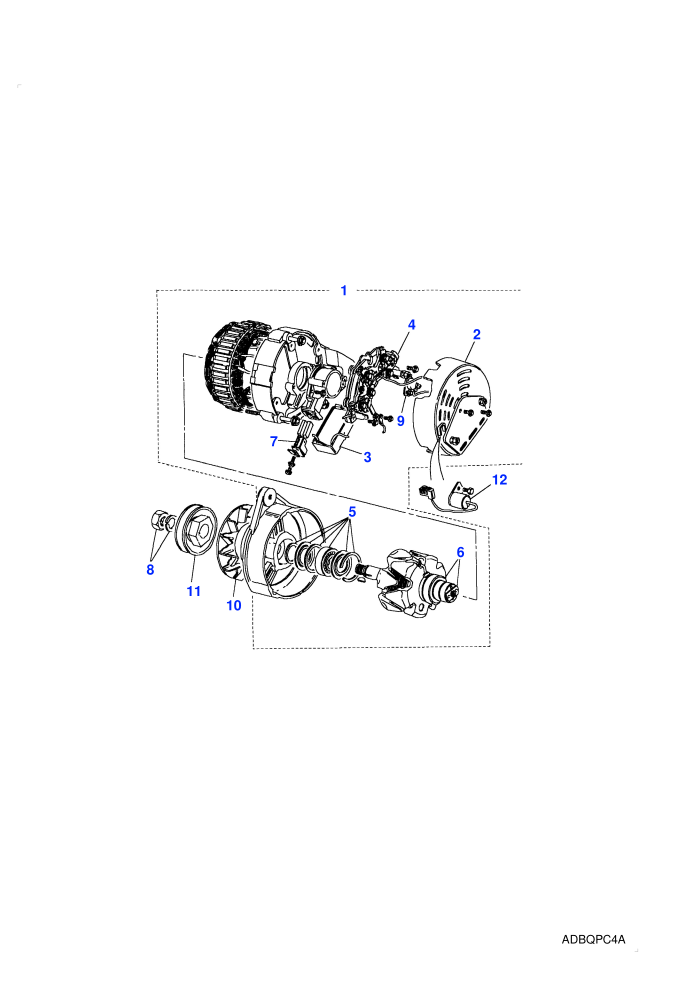 Alternator-A133/65Amp (3.5L V8 Twin Carb L/R Petrol)