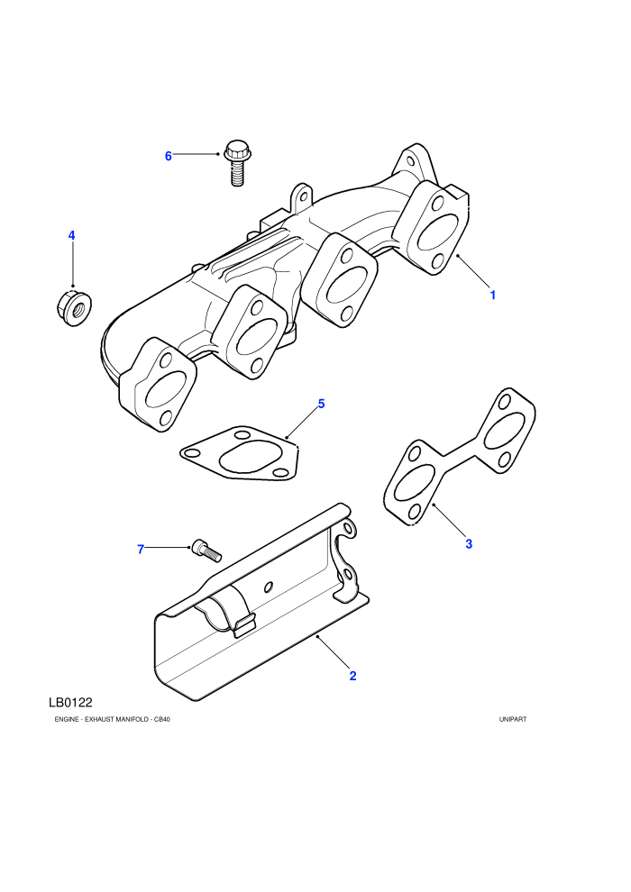 Exhaust Manifold (M47 2.0L I4 16V Diesel)
