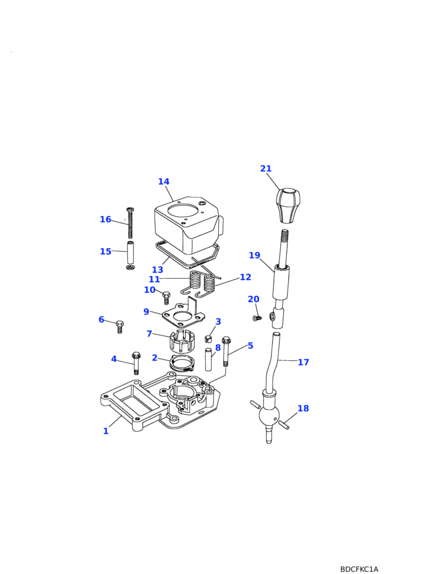 FRC9340 BRITPART Площадка ручки включения КПП