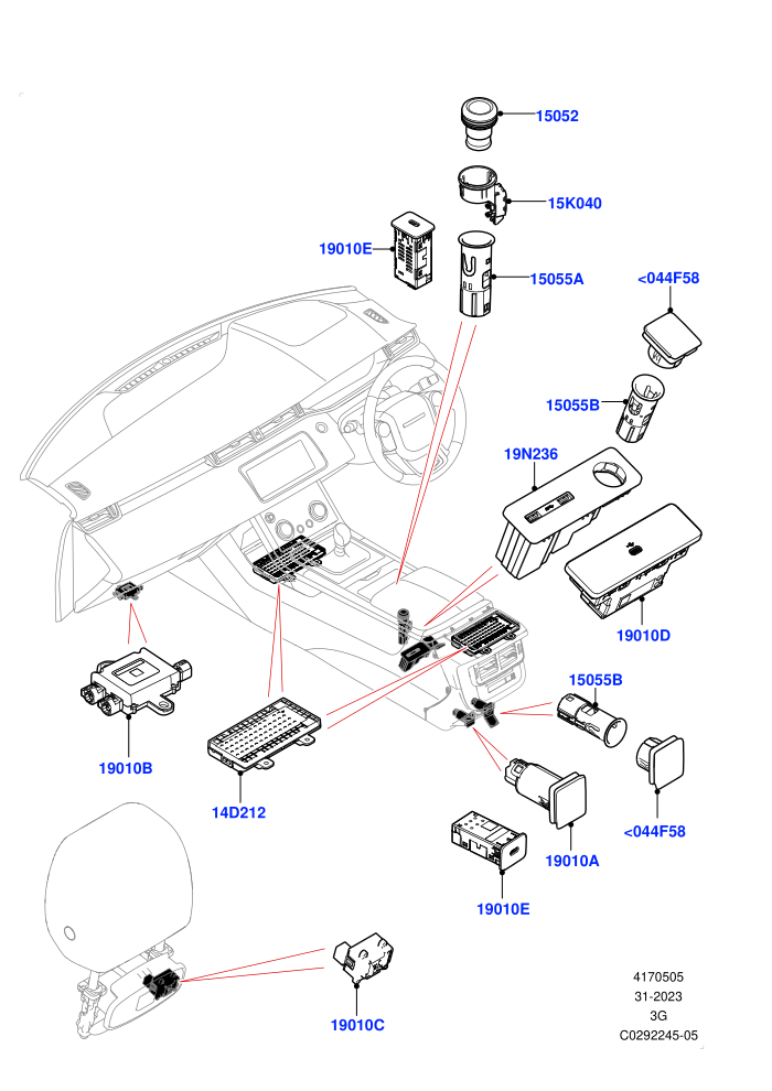 Instrument Panel Related Parts (Halewood (UK))