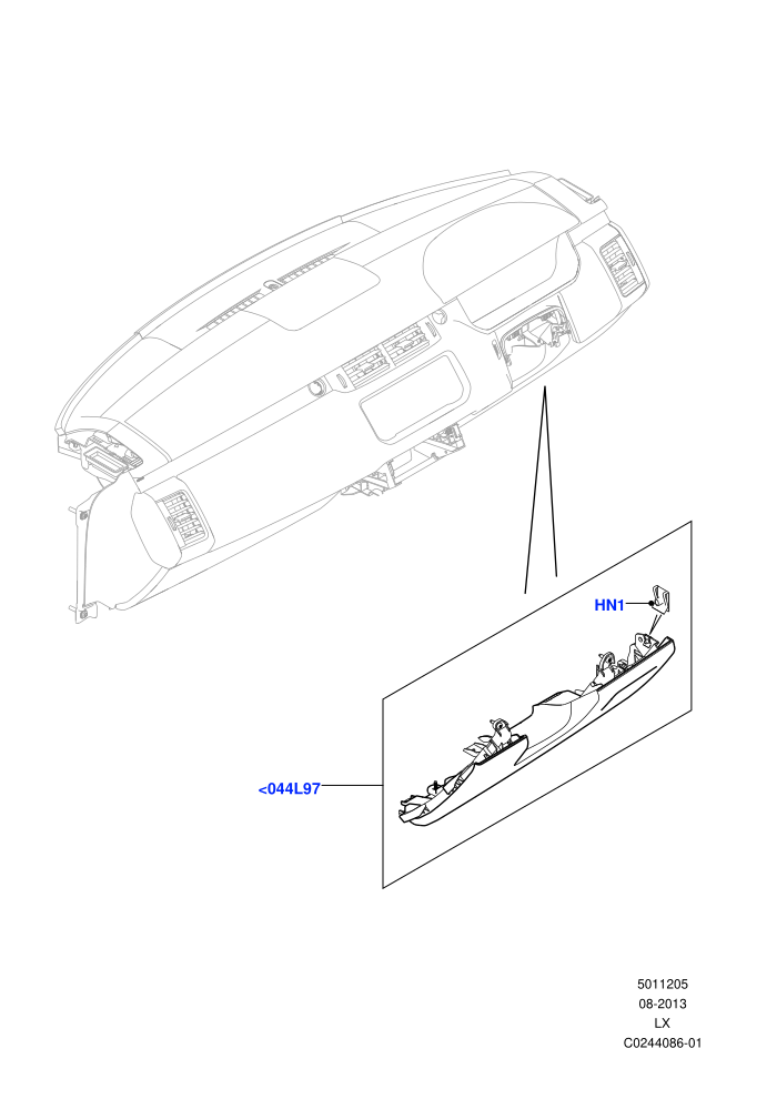 Instrument Panel (External,Lower)