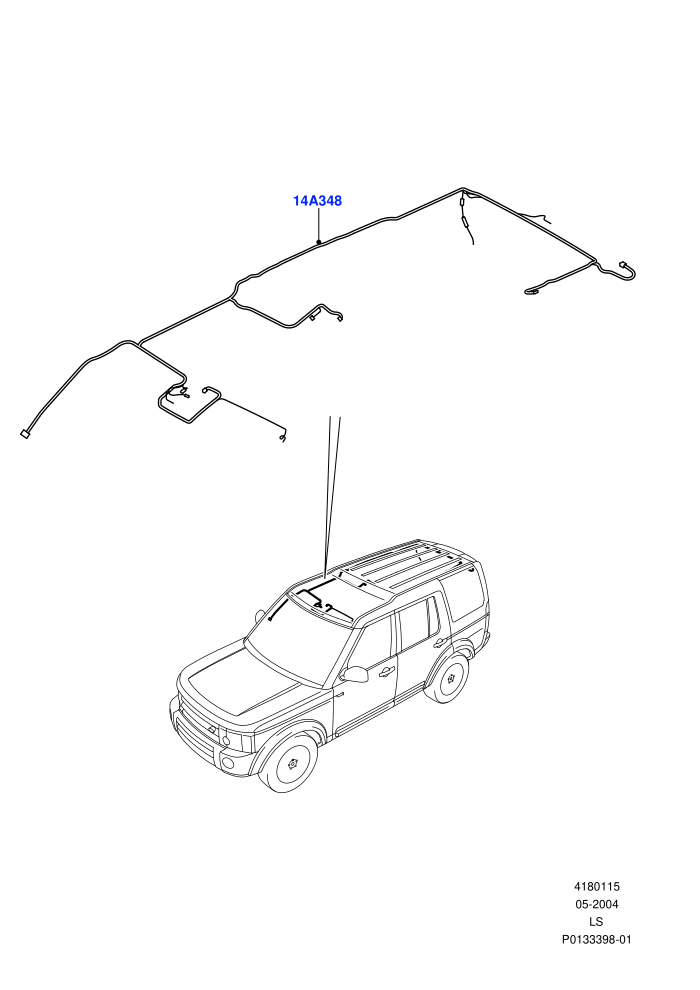Electrical Wiring - Body And Rear (Roof)((V)TO9A999999)