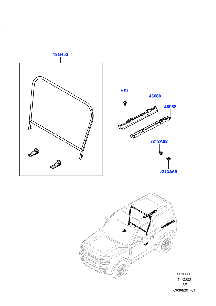 Load Compartment Trim (Short Wheelbase,Version - Core,Version - First Edition,Version - LE,Version - X,Version - X-Dynamic)(Cargo Retention,Floor)