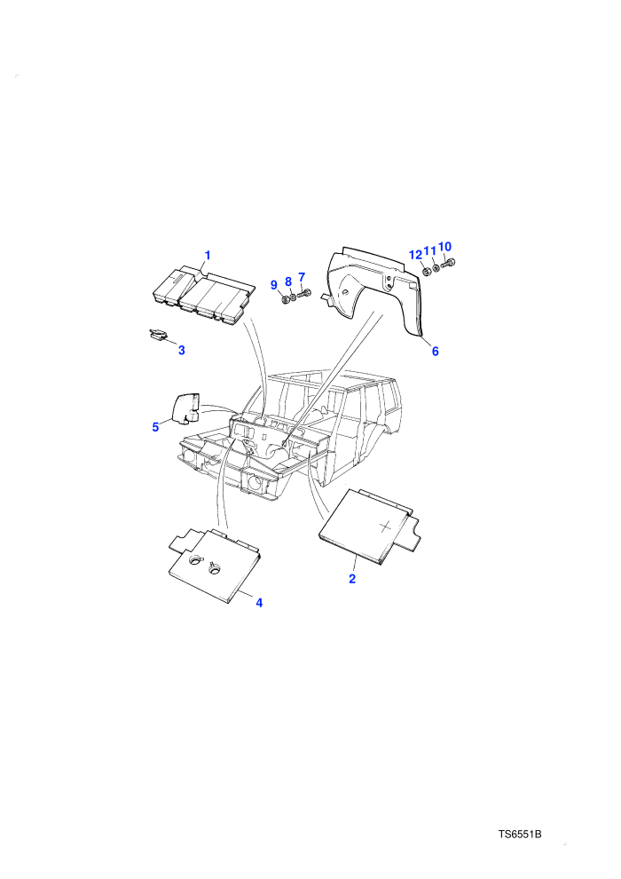 Insulation-Facia Decker Panel & Dash