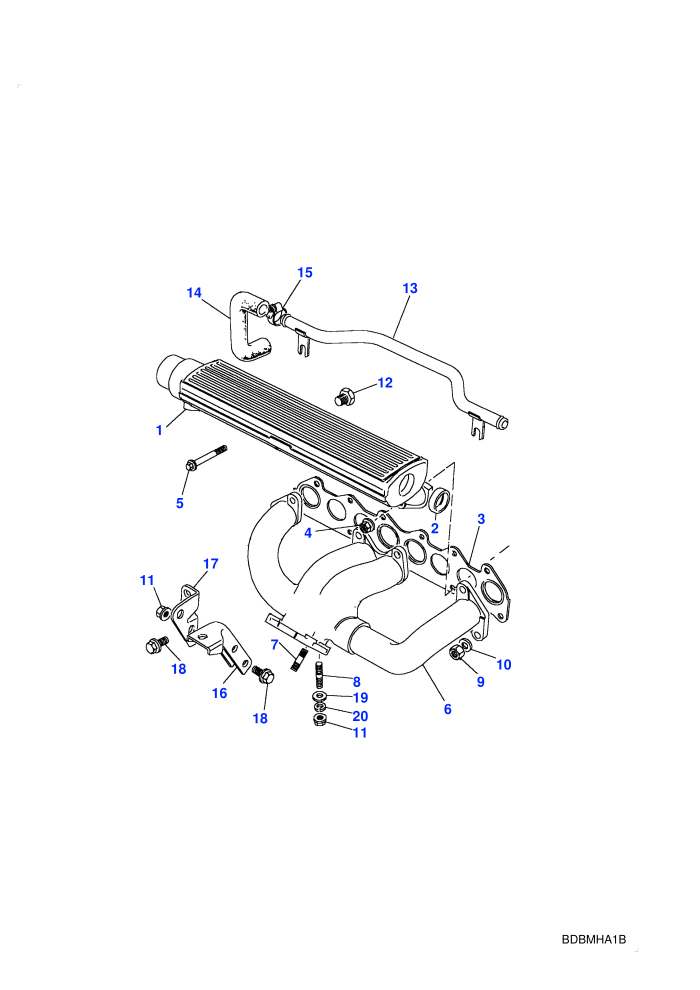 Manifolds (2.5L 200 Tdi,5 Speed Manual Transmission,Less Catalyst)