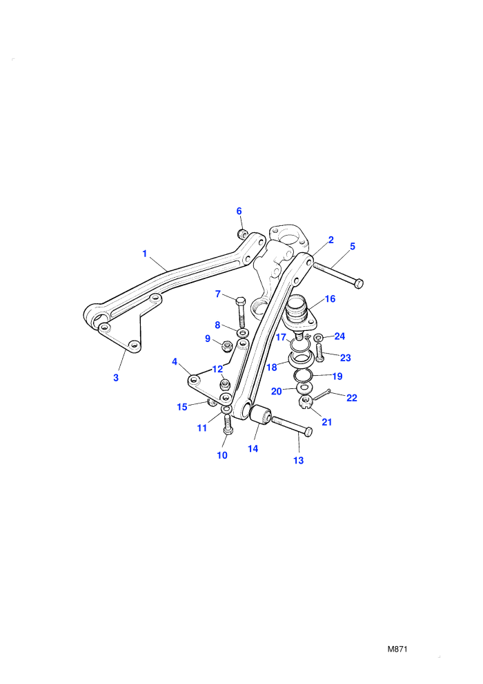 Top Link, Fulcrum & Ball Joint