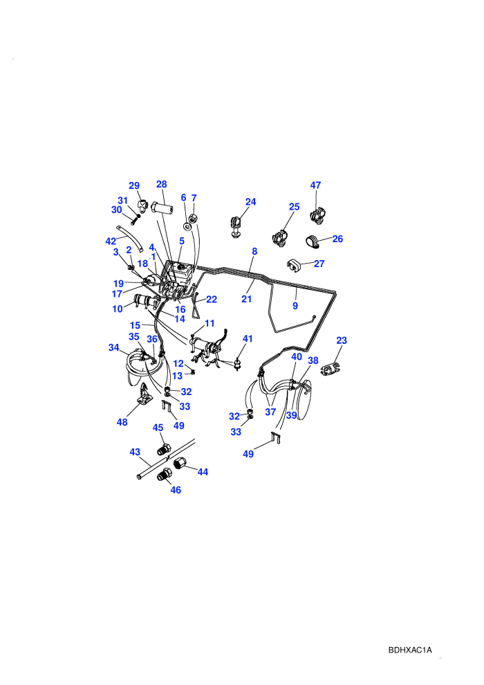 Pump, Accumulator And Pipes (4 Wheel Anti-Lock Braking System,RHD)
