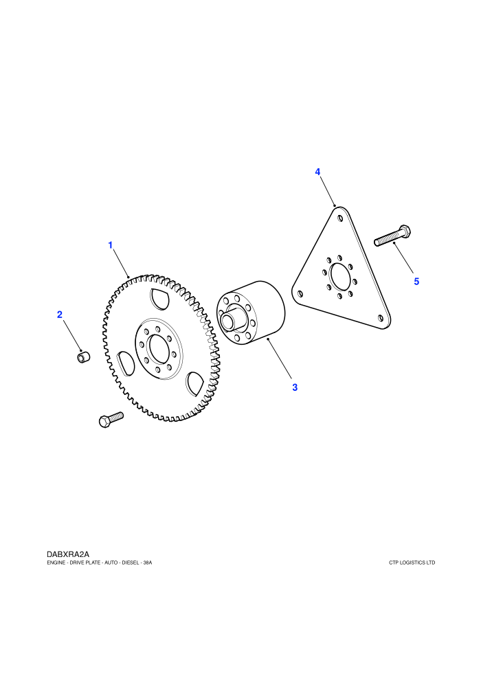 Drive Plate Auto (2.5L 6 Cyl BMW Diesel,Automatic Transmission)
