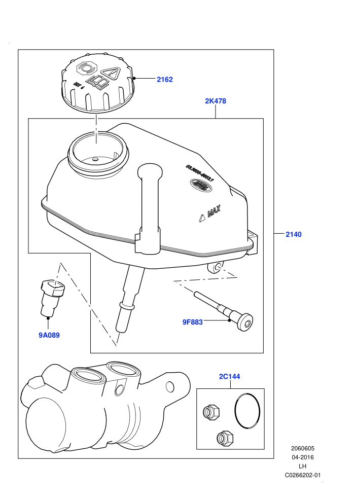 Master Cylinder - Brake System (Itatiaia (Brazil))((V)FROMGT000001)