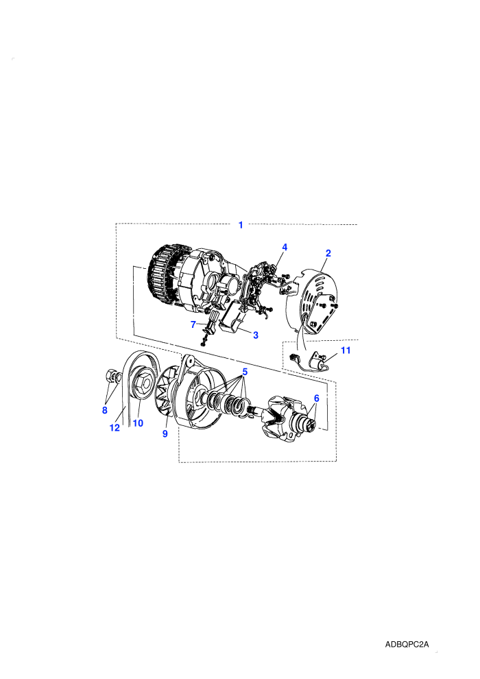 Alternator-Ignition Sensed (3.5L V8 Twin Carb L/R Petrol)