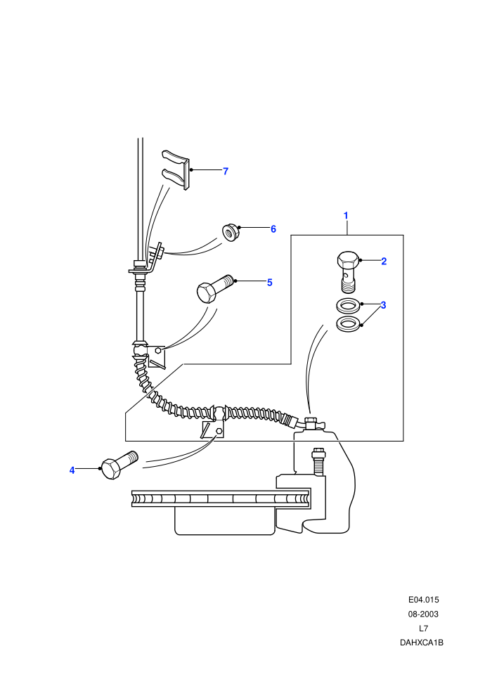 Front Brake Pipes (4 Wheel Anti-Lock Braking System)