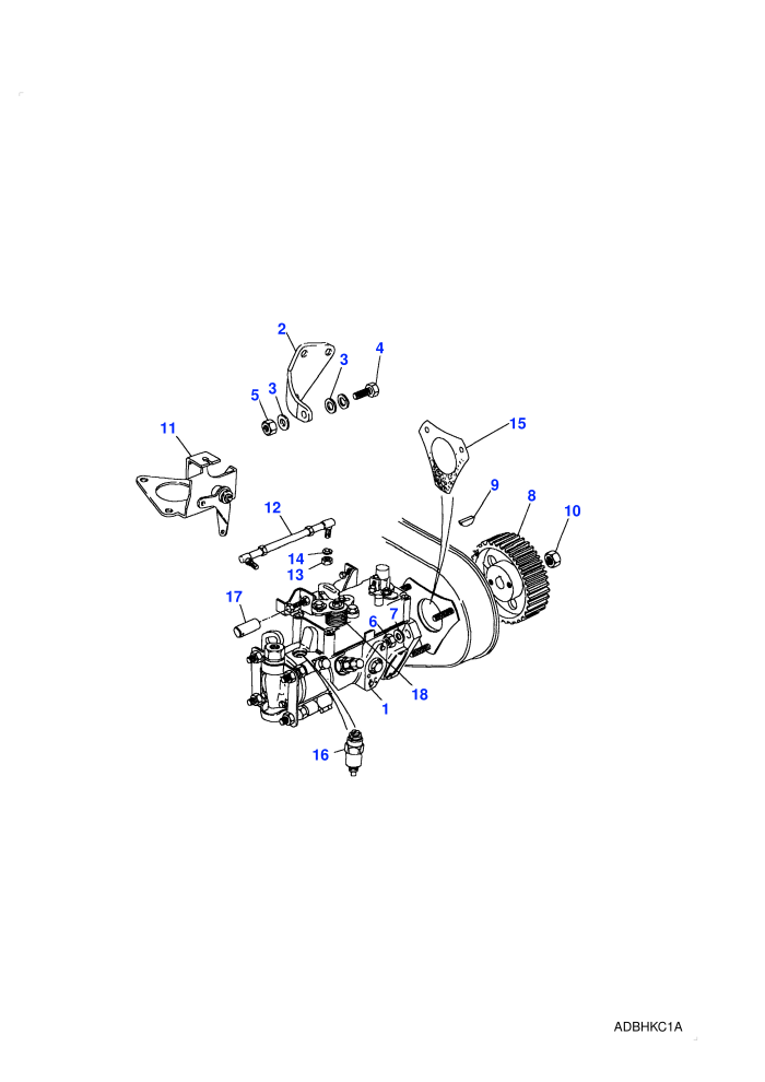 Injection Pump (2.5L 4 Cyl Turbo Diesel)