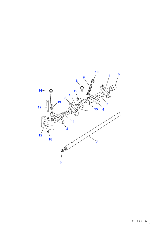 Rockershaft (2.5L 4 Cyl Turbo Diesel)