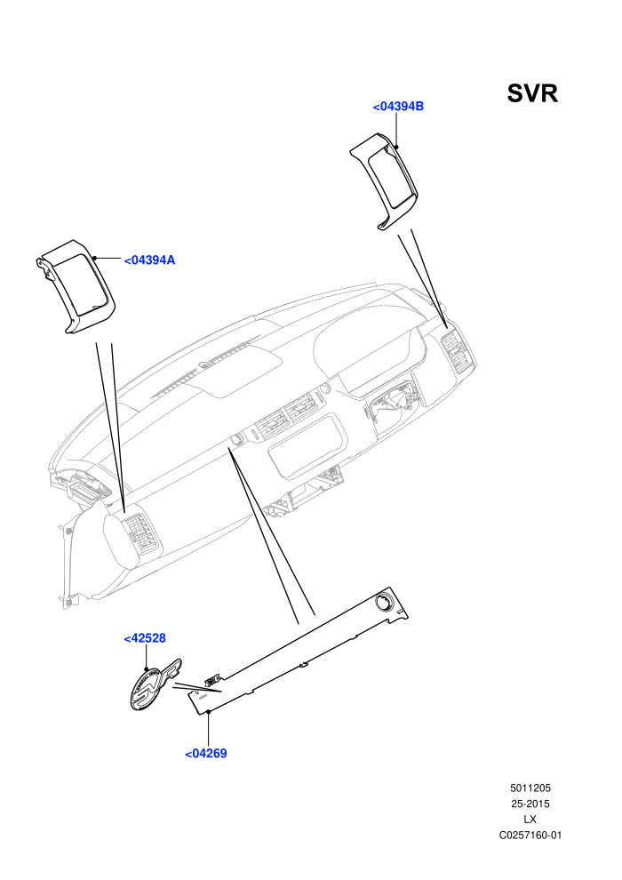 Instrument Panel (SVR,SVR Version)((V)FROMFA000001)