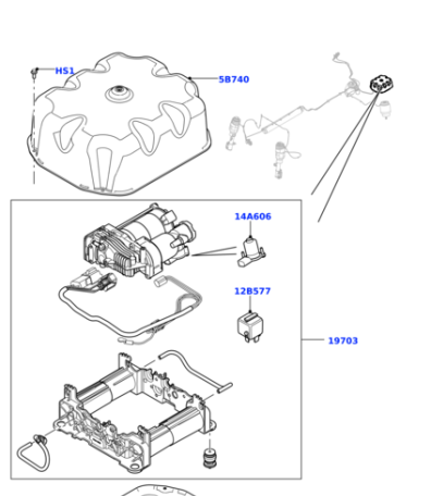 YWB500220 HELLA Реле 70A