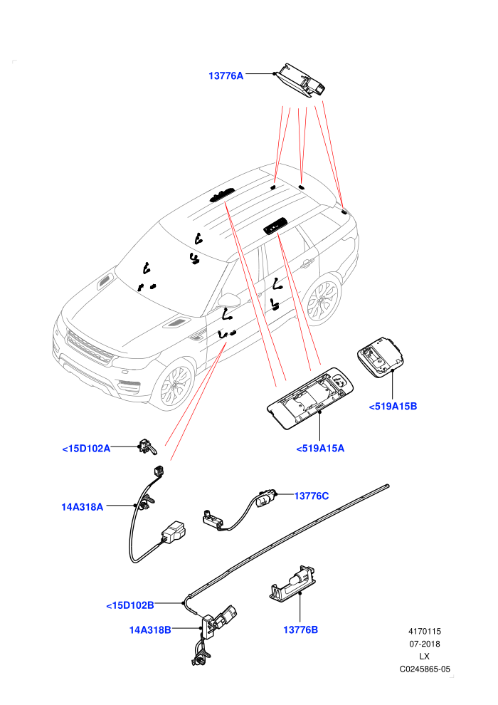 Interior Lamps (Door - Front/Rear)
