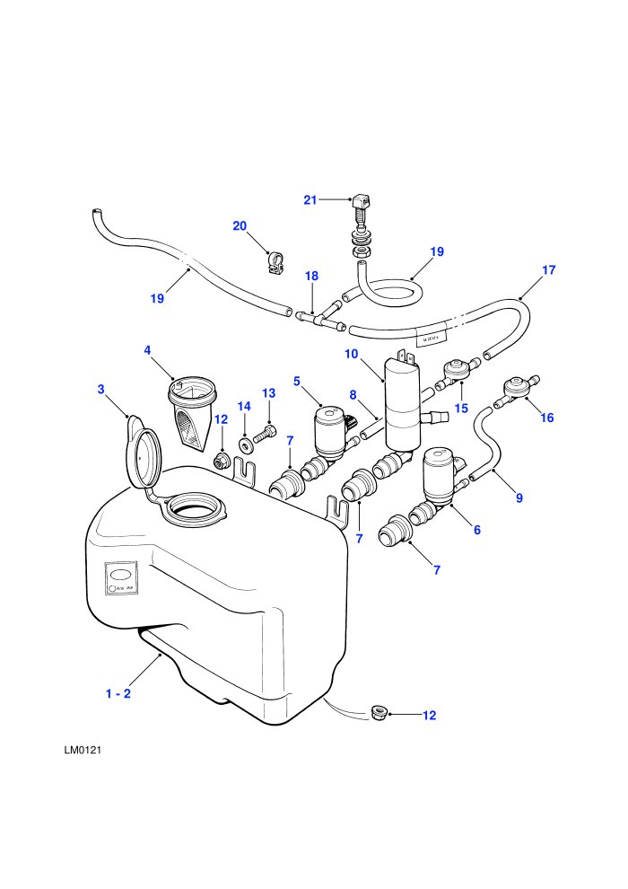 Windscreen And Headlamp Washer ((V)FROMMA081992)