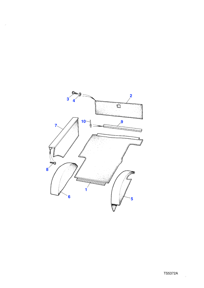 Carpets-Rear Floor