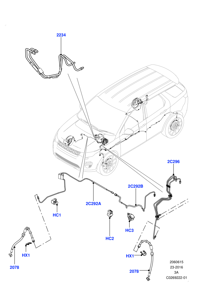 Front Brake Pipes (Itatiaia (Brazil))((V)TOKT999999 (V)FROMGT000001)
