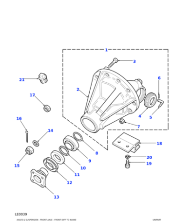 WM600061L LAND ROVER