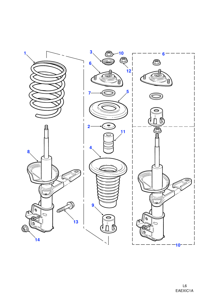Front Springs/Front Shock Absorbers ((V)FROM1A000001)