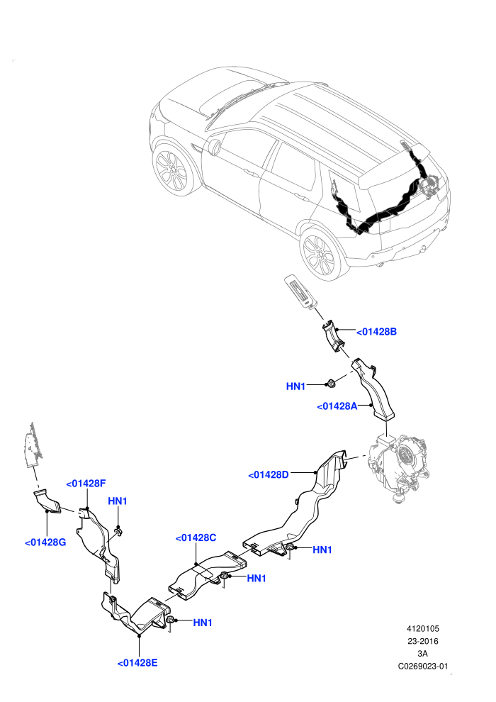 Air Vents, Louvres And Ducts (Climate Control - Chiller Unit,Itatiaia (Brazil))(Internal Components)((V)FROMGT000001)