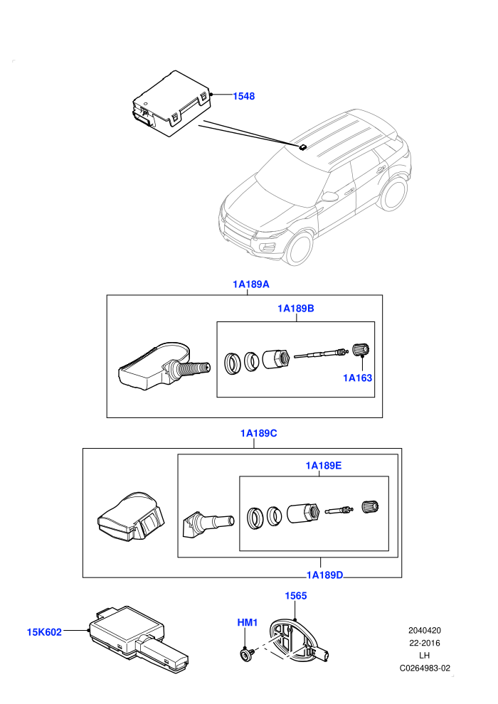 Tyre Pressure Monitor System (Changsu (China),With Tyre Pressure Sensors)((V)FROMEG000001)