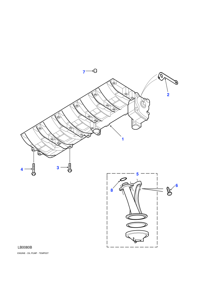 Oil Pump (2.5L 5 Cyl L/R Turbo Diesel)